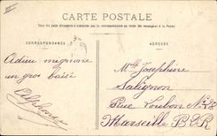 Postal Corrida Corrida de toros Nimes Curso de puesta se murió en las arenas Entrada de la cuadrilla