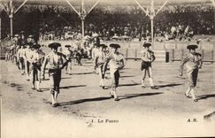 CPA Corrida Course de taureaux Le paseo 