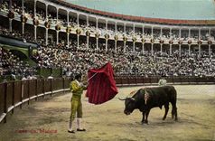 CPA Corrida Course de taureaux Pase de muleta 