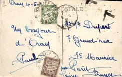 Vintage Postcard Boat Steamer SS President Dal Transatlantic Ria Co