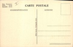 Vintage Postcard Boat Steamer fast Plata SGTM Line Marseilles Dakar Plata Brazil