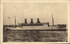 CPA Bateau Paquebot SS Providence Cie Cyp Fabre 