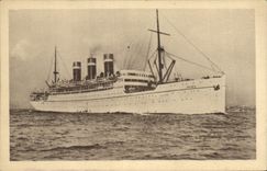 Vintage Postcard Boat Steamer SS Patria Co Cyp Fabre
