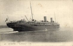 CPA Bateau Paquebot Le Havre La Provence 