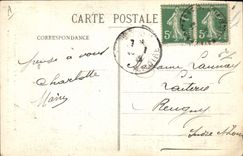 CPA Folklore Lits Clos La tentation du Pere Antoine 