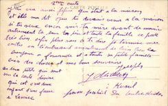 Vintage Postcard Folklore Closed Beds Cousquet Tavit