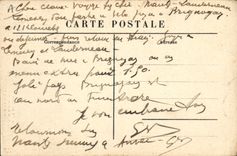 Vintage Postcard Folklore Closed Beds Visits with the tenant of the second