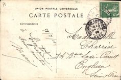 Vintage Postcard Folklore Closed Beds the visit of the Gossips