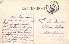 CPA Folklore Lits Clos Salut a la mariee Cornouailles Mariage 