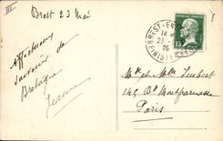 CPA Folklore Jeunes filles de Carhaix et Huelgoat