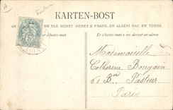 Vintage Postcard Folklore Young girl of Lanriec and Tregunc Surroundings of Concarneau