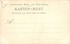 Vintage Postcard Folklore Young girl of Lanriec