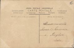 CPA Fantaisie Paques Poisson Femme 