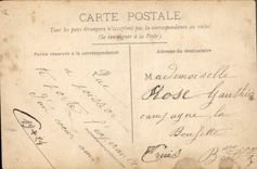 CPA Fantaisie Paques Poisson Femme Automobile