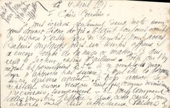 CPA Fantaisie Paques Poisson Soldat Militaria