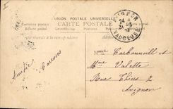 CPA Fantaisie Paques Poisson Enfant 