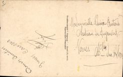 CPA Fantaisie Paques Poisson Fleurs 