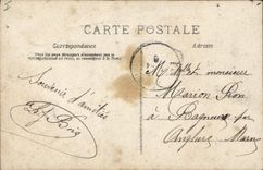CPA Fantaisie Paques Poisson Femme 