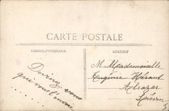 CPA Fantaisie Paques Poisson Femme 