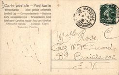 CPA Fantaisie Paques Poisson 