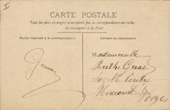 CPA Fantaisie Paques Poisson Femme 