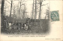 CPA Chasse a courre Aux fontaines blanchers pres Gamabaiseuil 