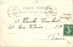 CPA Chasse a courre en Foret de Fontainebleau Depart de la meute pour le rendez vous Chiens Chien