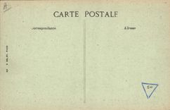 Vintage Postcard Chasse has courre out of Drill of Fontainebleau Bat water Chiens Dog