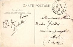 Vintage Postcard Chasse has courre out of Drill of Fontainebleau Hallali current Chiens Dog