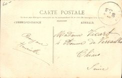 CPA Chasse a courre Equipage d'Halatte Hallali sur pieds Chiens Chien