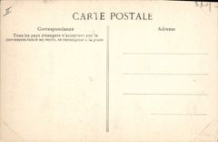 Vintage Postcard Chasse has courre out of Drill of fontainebleau Ten Horns on its fine Dogs Dog