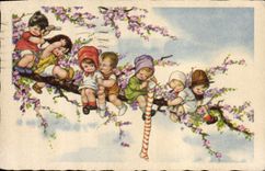 CPA Fantaisie Illustrateur Enfants 