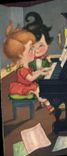 CPA Fantaisie Illustrateur Enfants Piano 