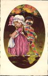 CPA Fantaisie Illustrateur Enfants Pierrot 