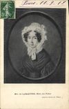 CPA Mme de Lamartine Mere du poete 