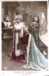 CPA Jeanne d'Arc Sacre de Charles VII 