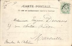 CPA Jeanne d'Arc Eve Humbert repetant une piece de son pere TOP