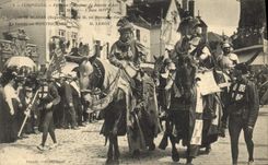 CPA Fetes de Jeanne d'Arc Compiegne Marquis de Blacas Montrichard Leroy TOP 