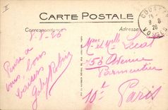 Postal Juana de Arco el virgen de Orleans nacido a Domremy