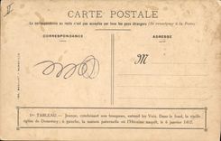 CPA Jeanne d'Arc conduisant son troupeau