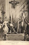 CPA Les fresques du Pantheon Le sacre de Charles VII Lenepveu Jeanne d'Arc 