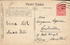 CPA Fantaisie Bonhomme de neige Enfants 