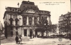 CPA Marseille La Caisse D'Epargne Place Estrangin 