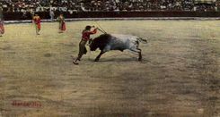 CPA Corrida Course de taureaux Banderillas 