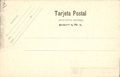 Postal Corrida Corrida de toros Algabeno entrando a matar