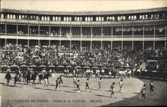 CPA Corrida Course de taureaux Corrida de Toros Salida de la cuadrilla 