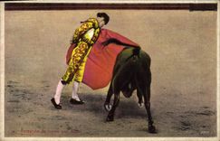 CPA Corrida Course de taureaux 