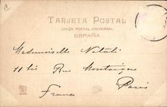 Vintage Postcard Bullfight Bullfight Suerte de Matar