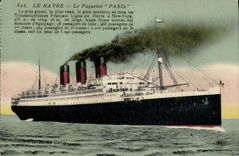 CPA Bateau Paquebot Paris 
