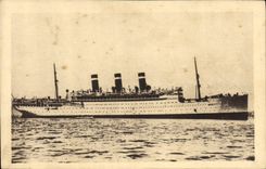 CPA Bateau Paquebot Cie Cyp Fabre SS Providence 